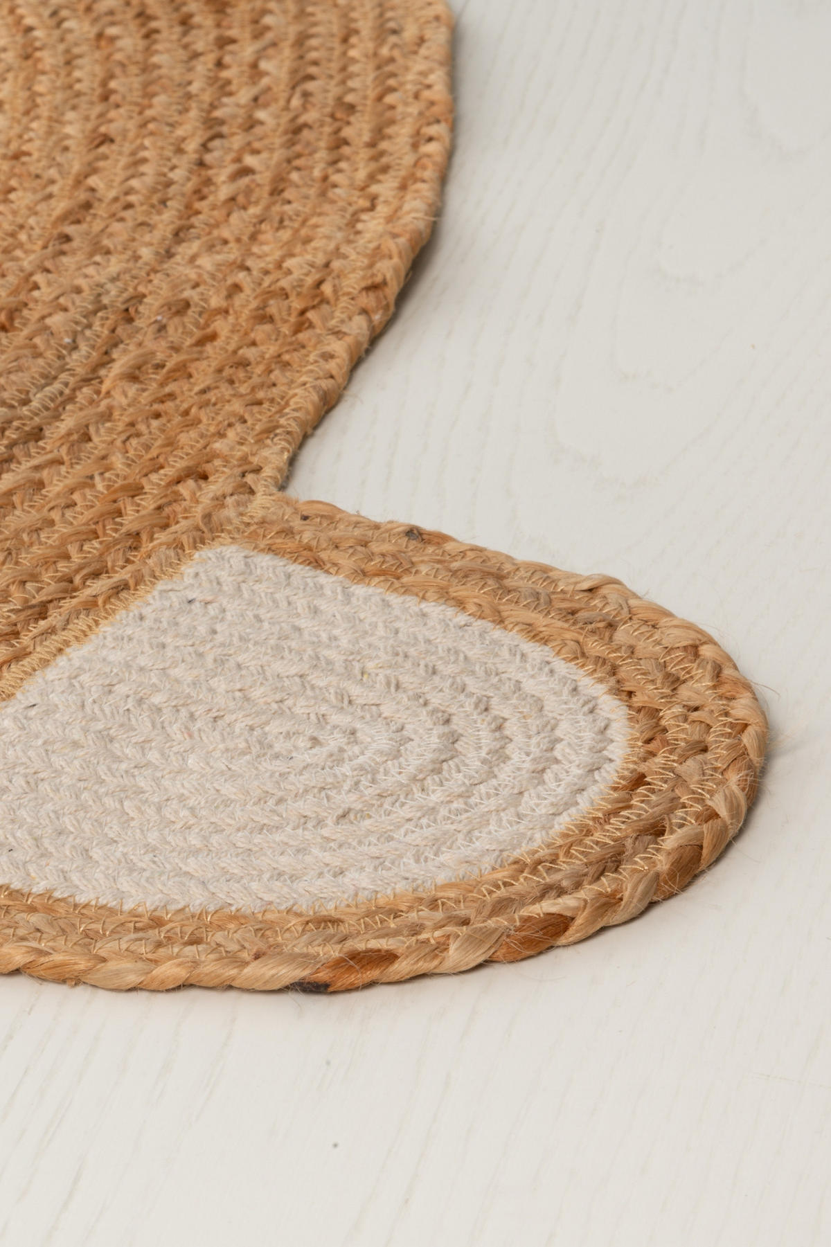 JUTE-TEPPICH Teddybär Ø 120 cm - Braun, Naturmaterialien (120/127cm)