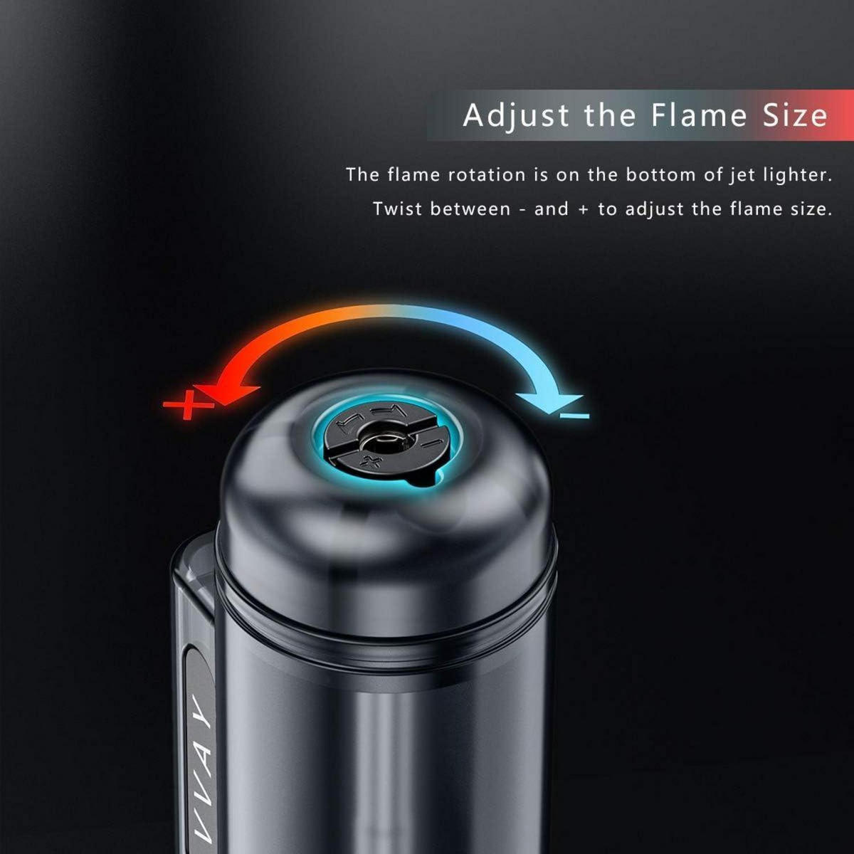 STURMFEUERZEUG 2-teiliges Set Jetflamme nachfüllbar - Multicolor, Kunststoff (2.2/3.4/8.4cm)