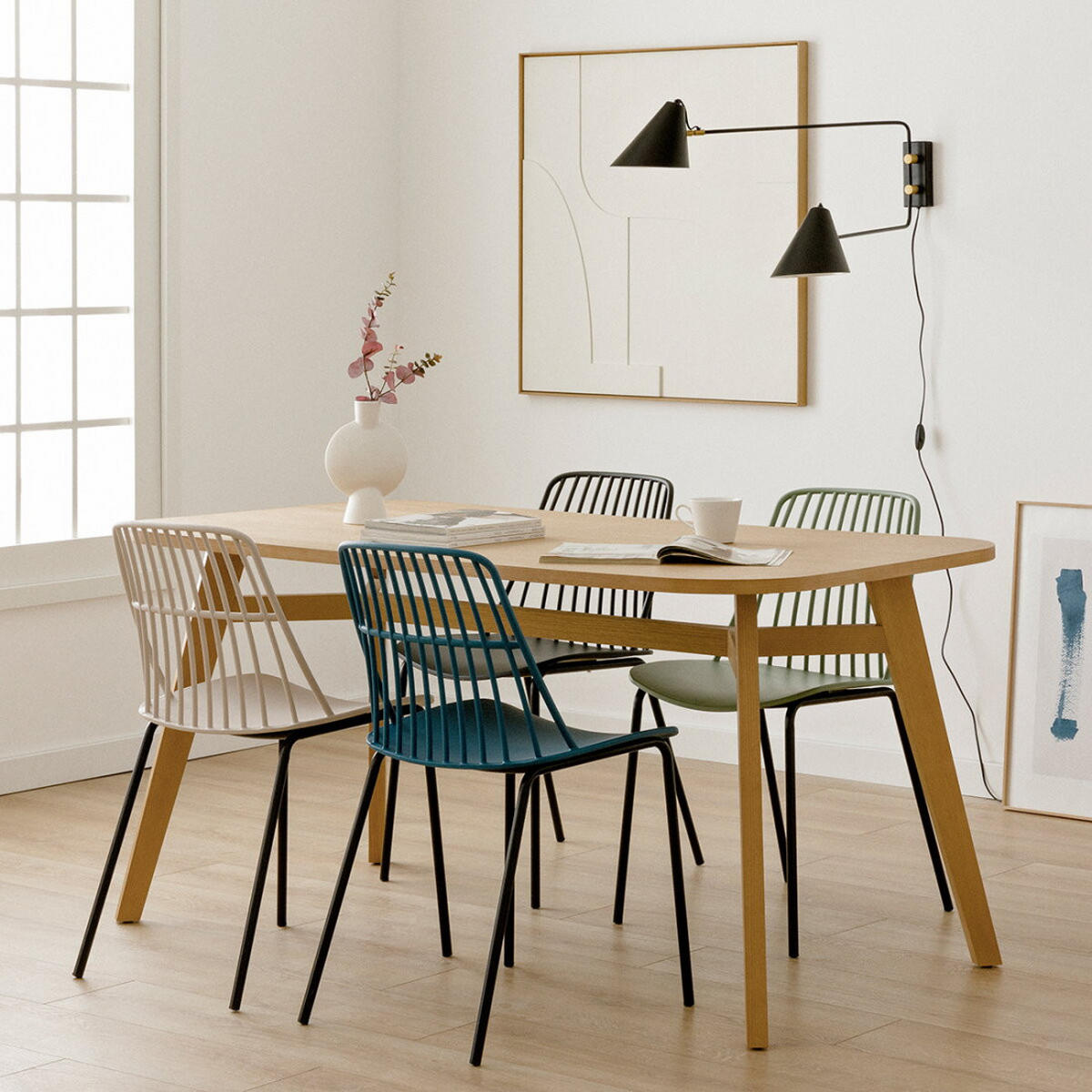 STUHL Taos Grün 45.5 cm x 82 cm - Grün, Kunststoff (45/82/55cm) - Kenay Home