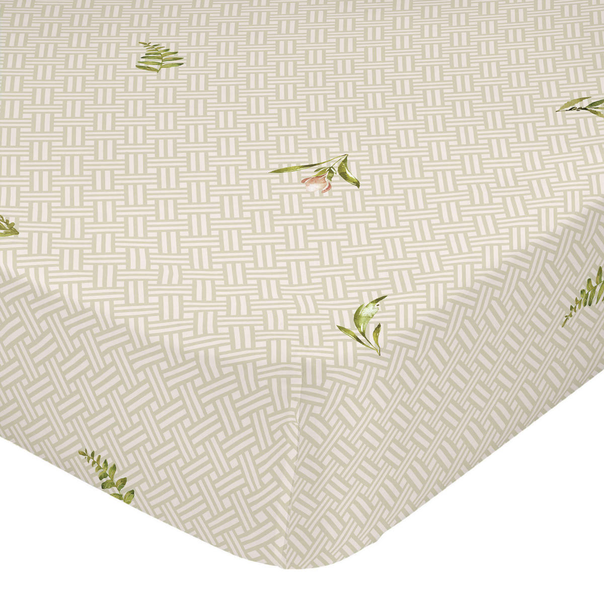 SPANNBETTTUCH monterosso 140x200x32 cm mehrfarbig - Multicolor, Textil (140/200cm) - Happy Friday