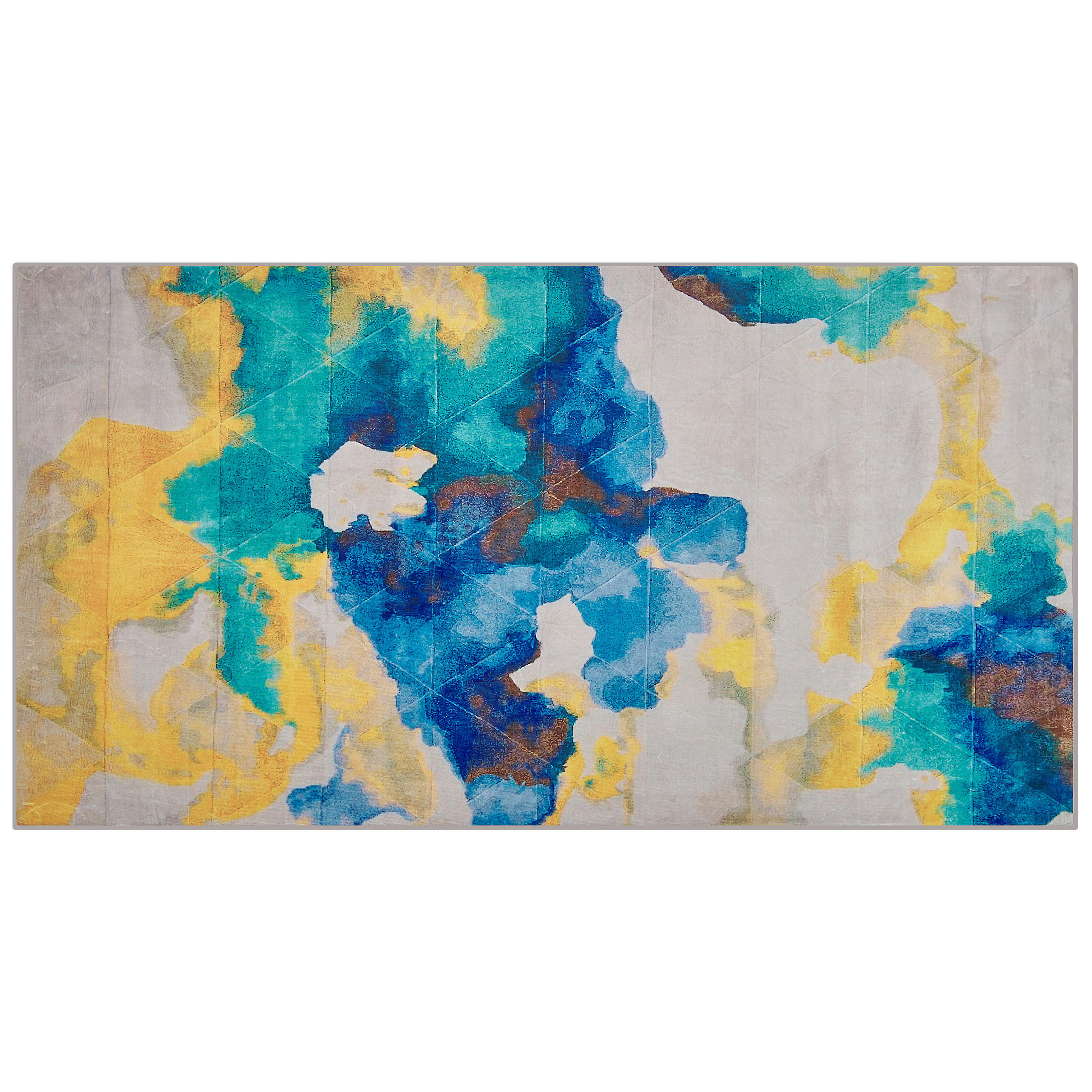 KURZFLOR-TEPPICH Ceyhan 150/80 cm - Multicolor, Kunststoff (80/150cm) - Beliani