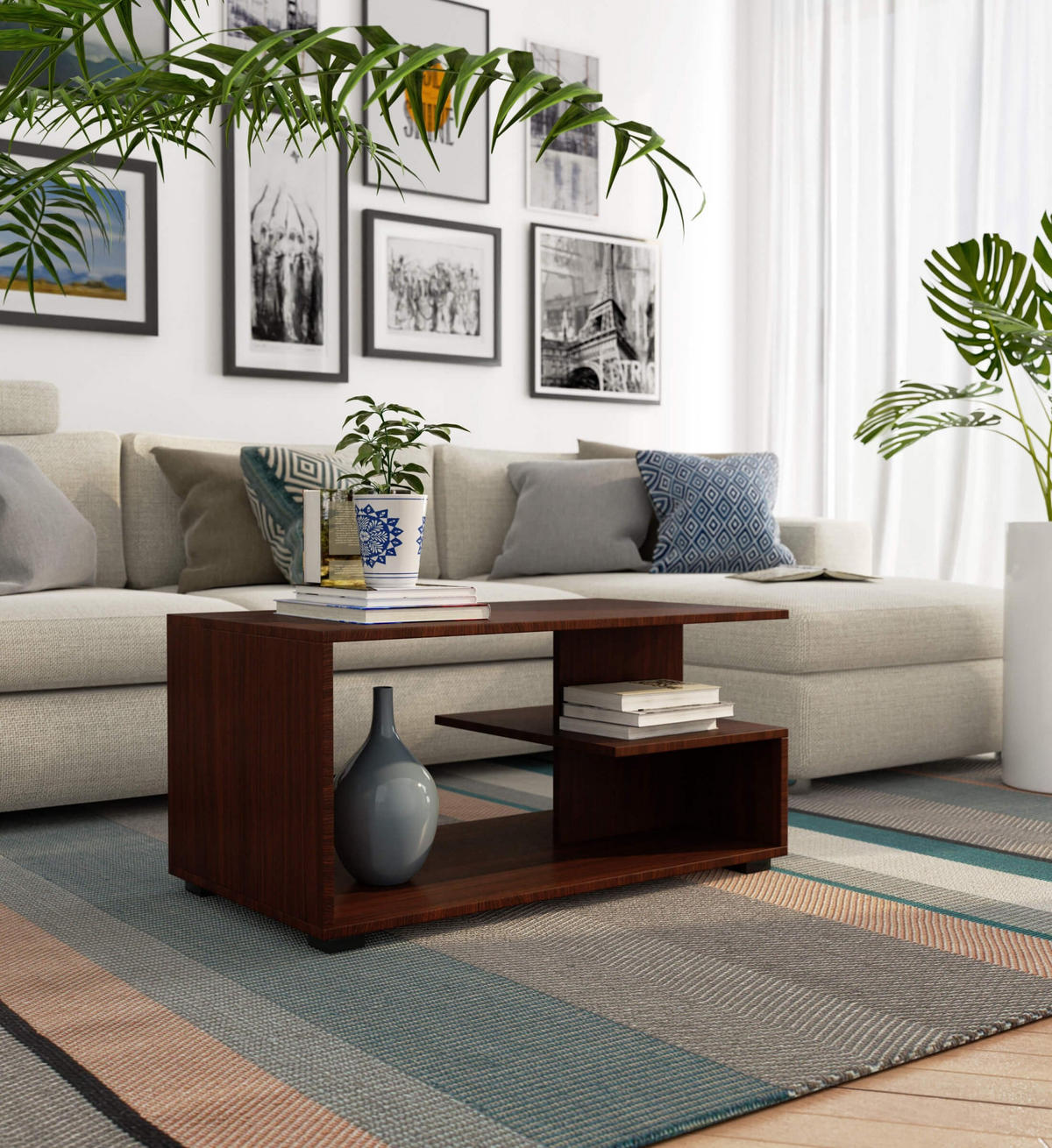 COUCHTISCH PIN, 90x45x51 cm, Wenge - Wengefarben, Holz (51/90/45cm) - Milordbikes