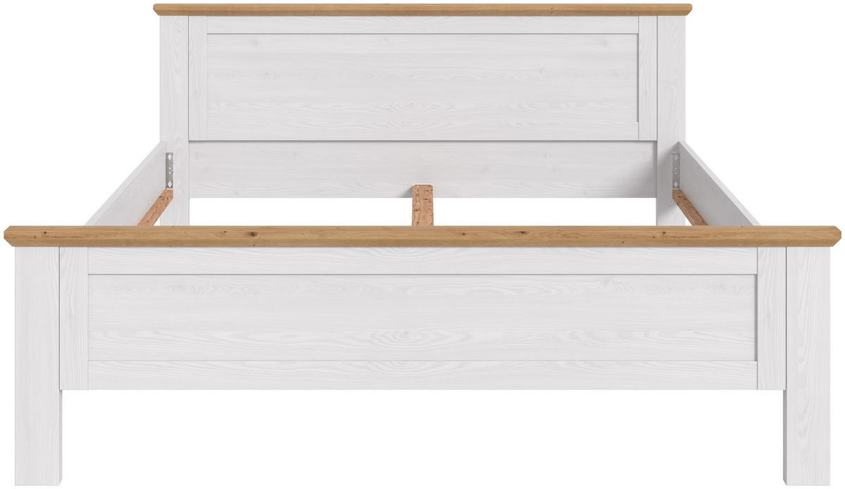 BETTGESTELL Verona Sibiu Lärche Nachbildung 189/90/209 cm - Lärchefarben, Holzwerkstoff - Xonox