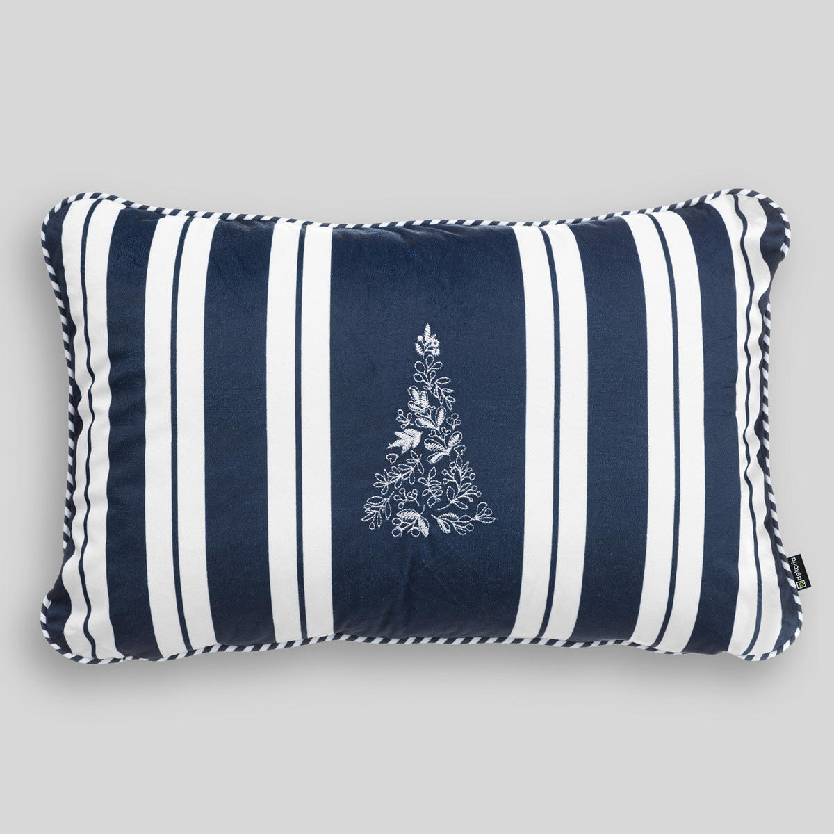 KISSENHÜLLE Blue & White Noel 60x40 cm - Blau, Textil (40/60cm) - Dekoria