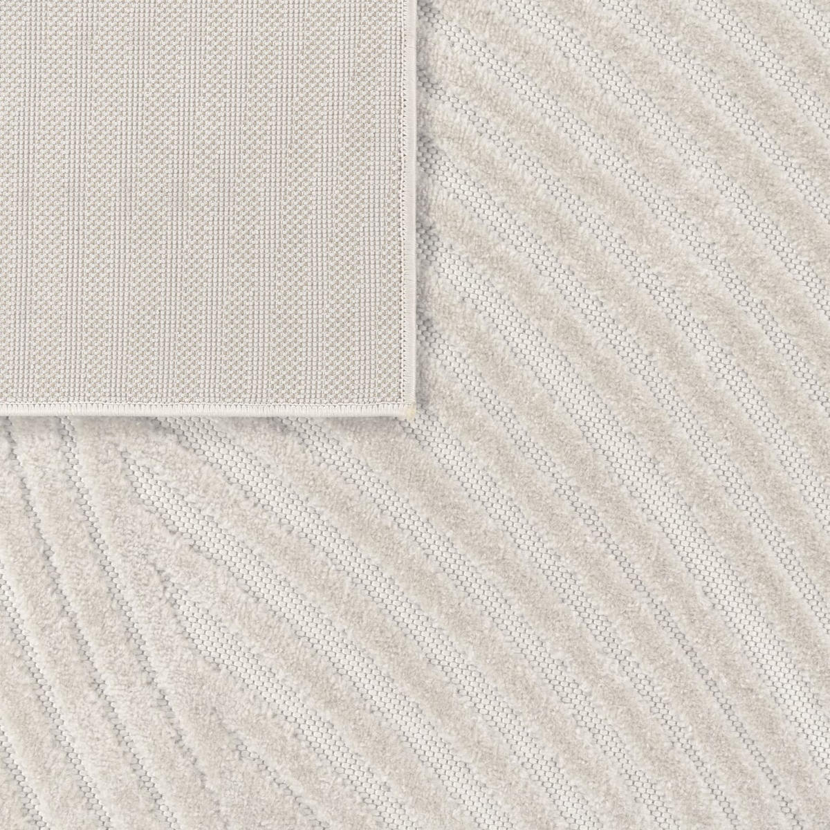 OUTDOORTEPPICH Boho Creme 120 x 120 cm - Creme, Kunststoff (120/120cm) - TT Home
