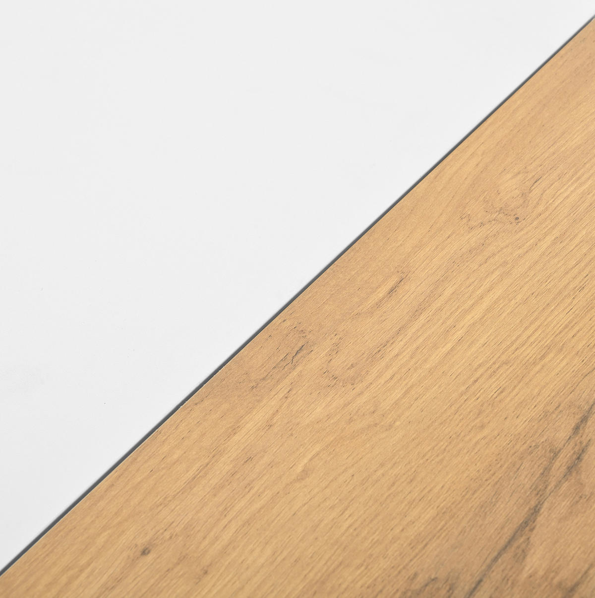 KLUBSKA miza, 120/50/37,5 cm MDF bela/naravna s predali in drsnim shranjevalnim delom - naravne barve, leseni material (120/50/37.5cm) - BEAOK
