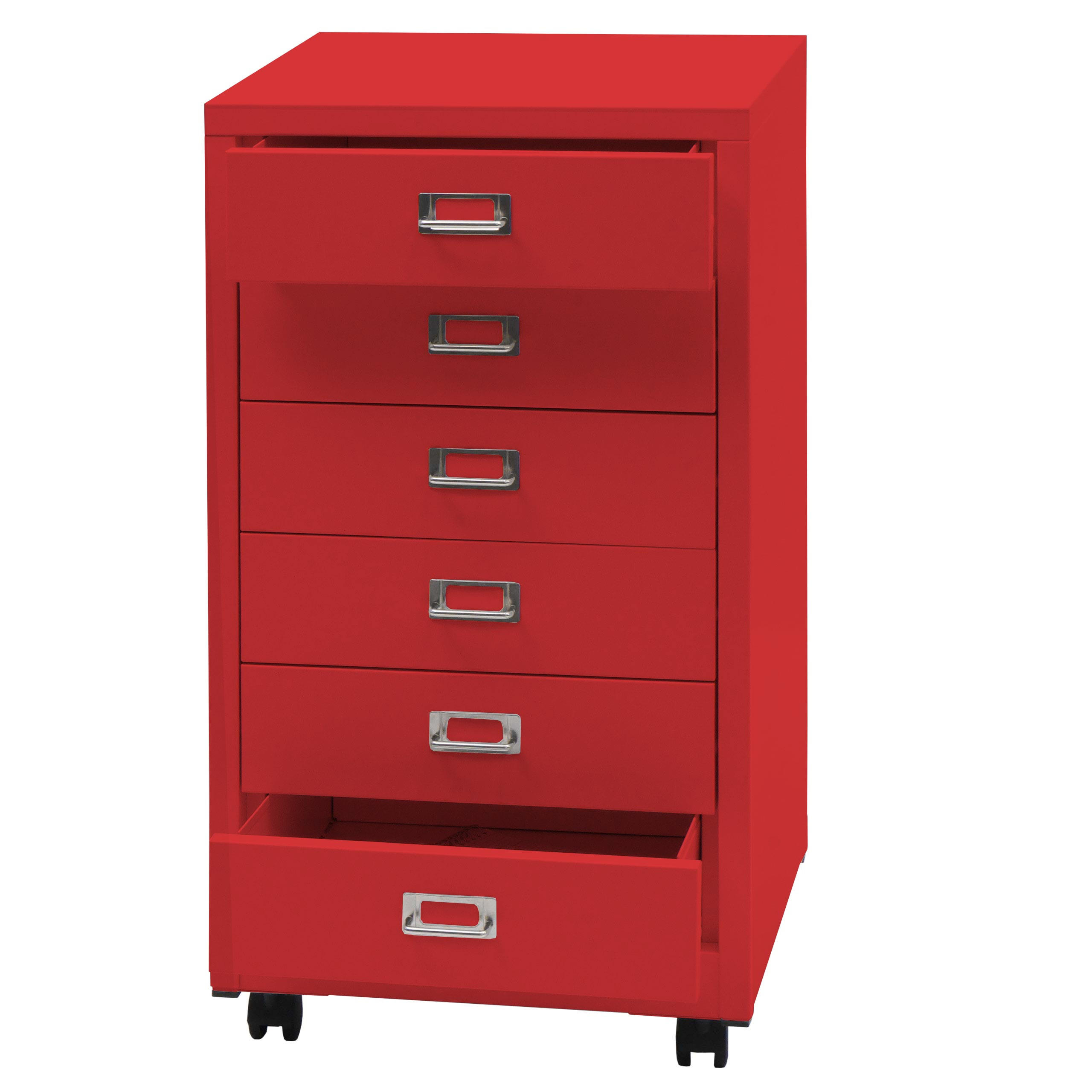 Proregal Rollcontainer Rot 40x75x41 cm