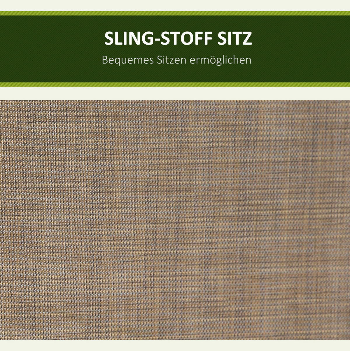 HOLLYWOODSCHAUKEL 196/128/172 cm mit verstellbarem Sonnendach und Seitentaschen aus Polyester, Braun - Braun, Metall (128/172/196cm) - Redom