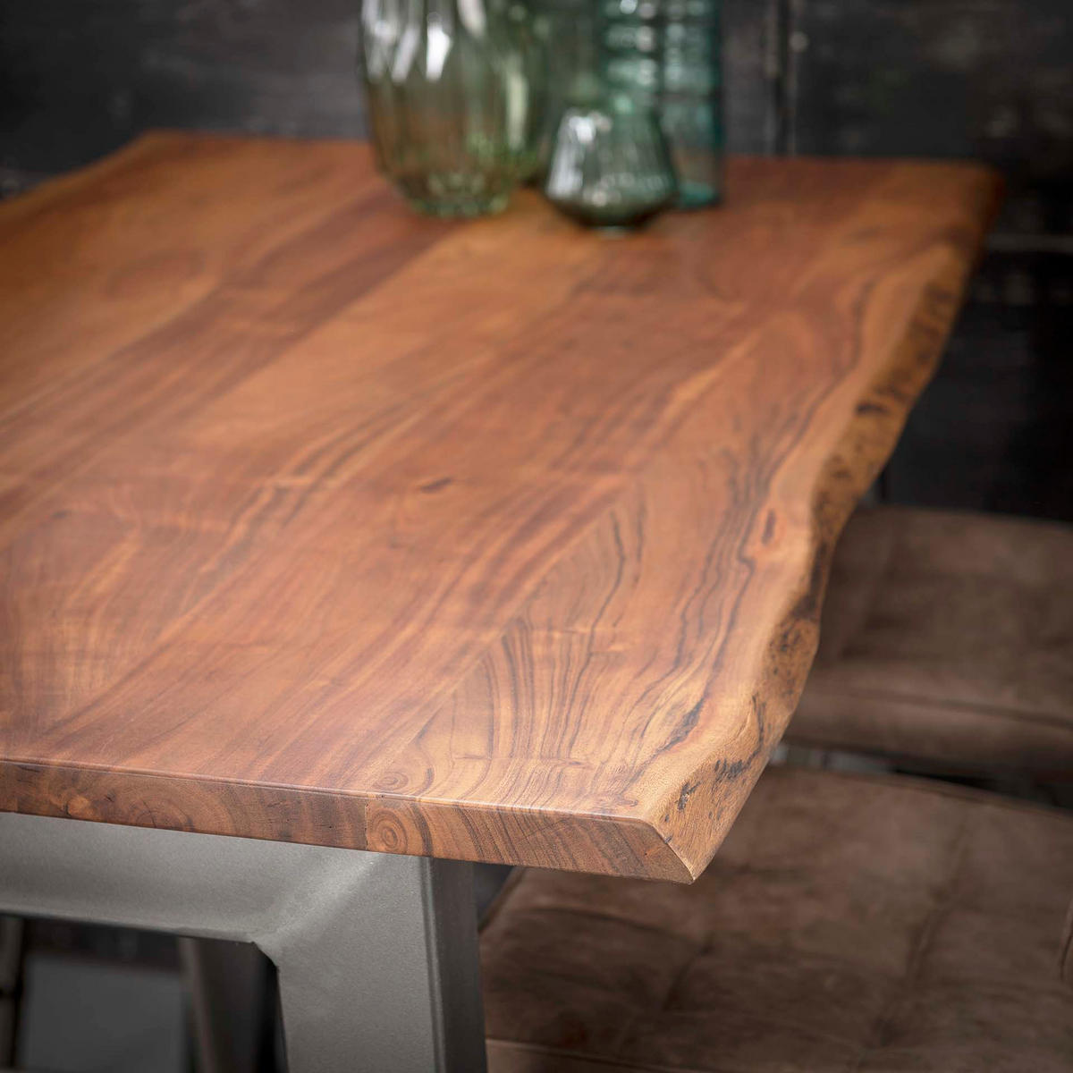 BARTISCH Edge Braun 80/147/ 92 cm - Braun, Holz (147/92/80cm) - Hoyz Collection