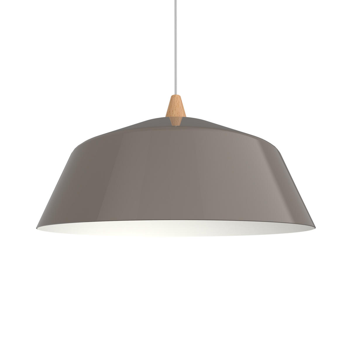 HÄNGELEUCHTE - Graubraun, Metall (50/50/17cm) - Lumicom