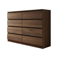 KOMMODE Malwa M8 - Nussbaumfarben, Holzwerkstoff (138/100/40cm) - MIRJAN24