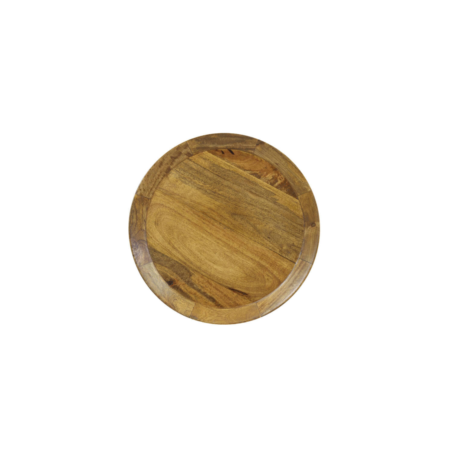 BEISTELLTISCH JOEKON - Braun- Ø40x47cm - Braun, Holz (40/40/47cm) - Light & Living