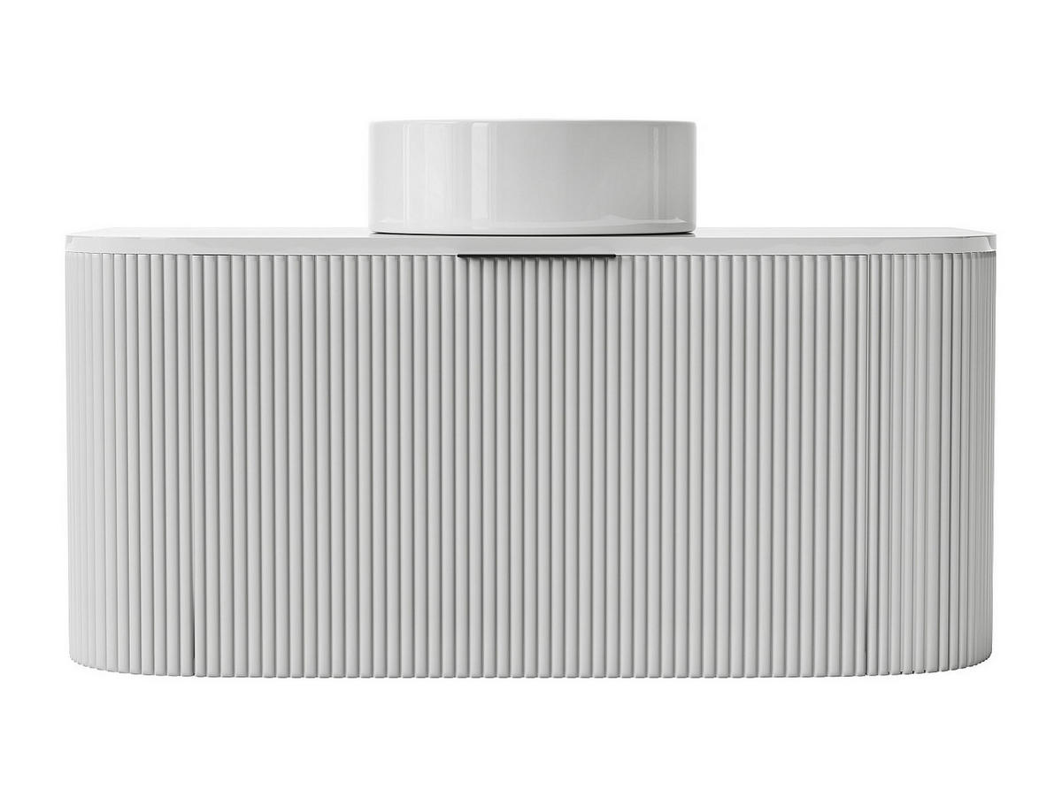 EINZELWASCHTISCH - 99 cmcm x 50 cmcm - Holz, Platte - Weiß - LOMERI - Weiß, Holz (99/45/50cm) - Vente-Unique