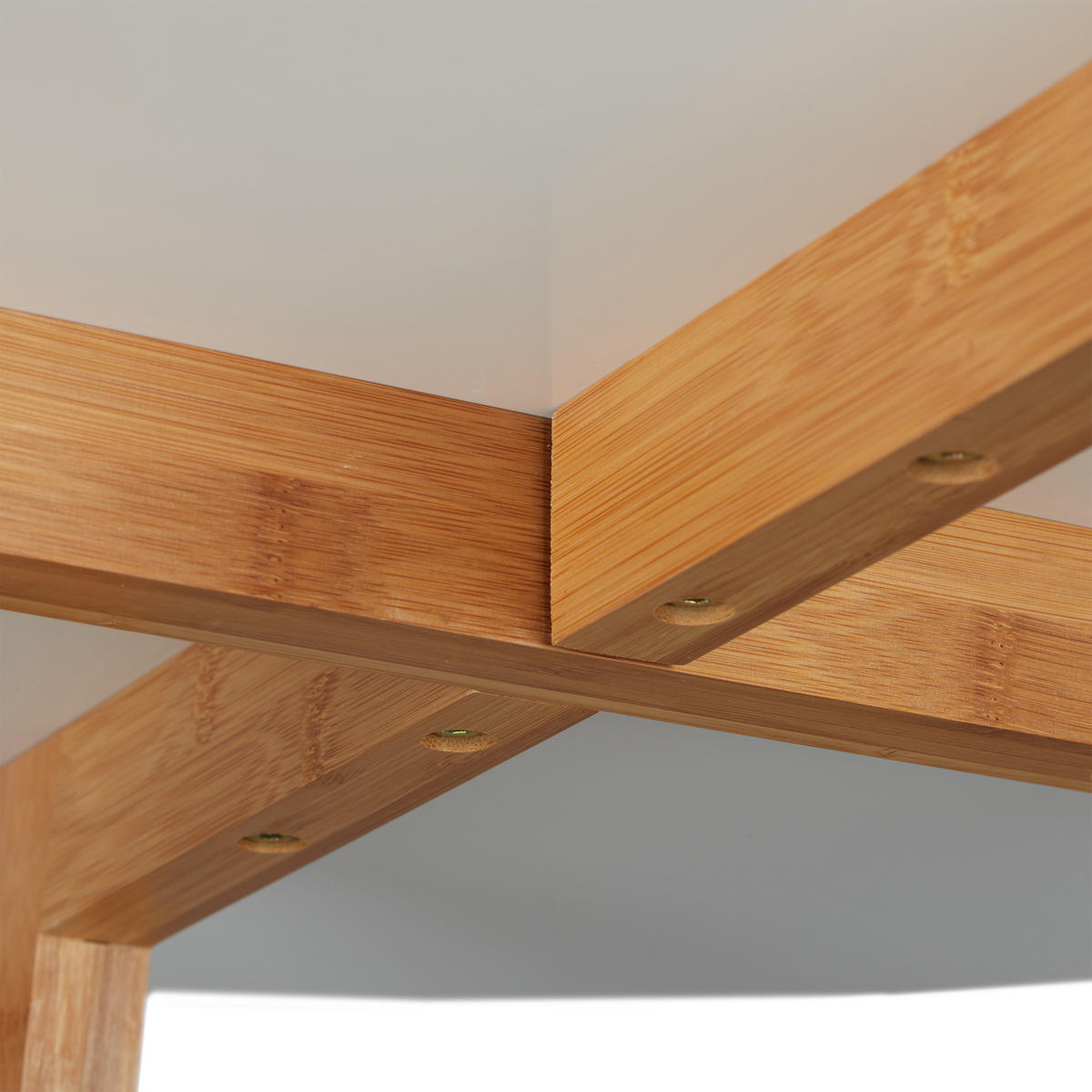 RUNDER - Multicolor, Holz/Holzwerkstoff (80/80/75cm) - Relaxdays