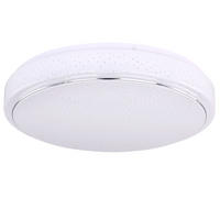 LED DECKENLEUCHTE Metall Weiß - Weiß, Metall (37.5/37.5/7.5cm) - Globo Lighting