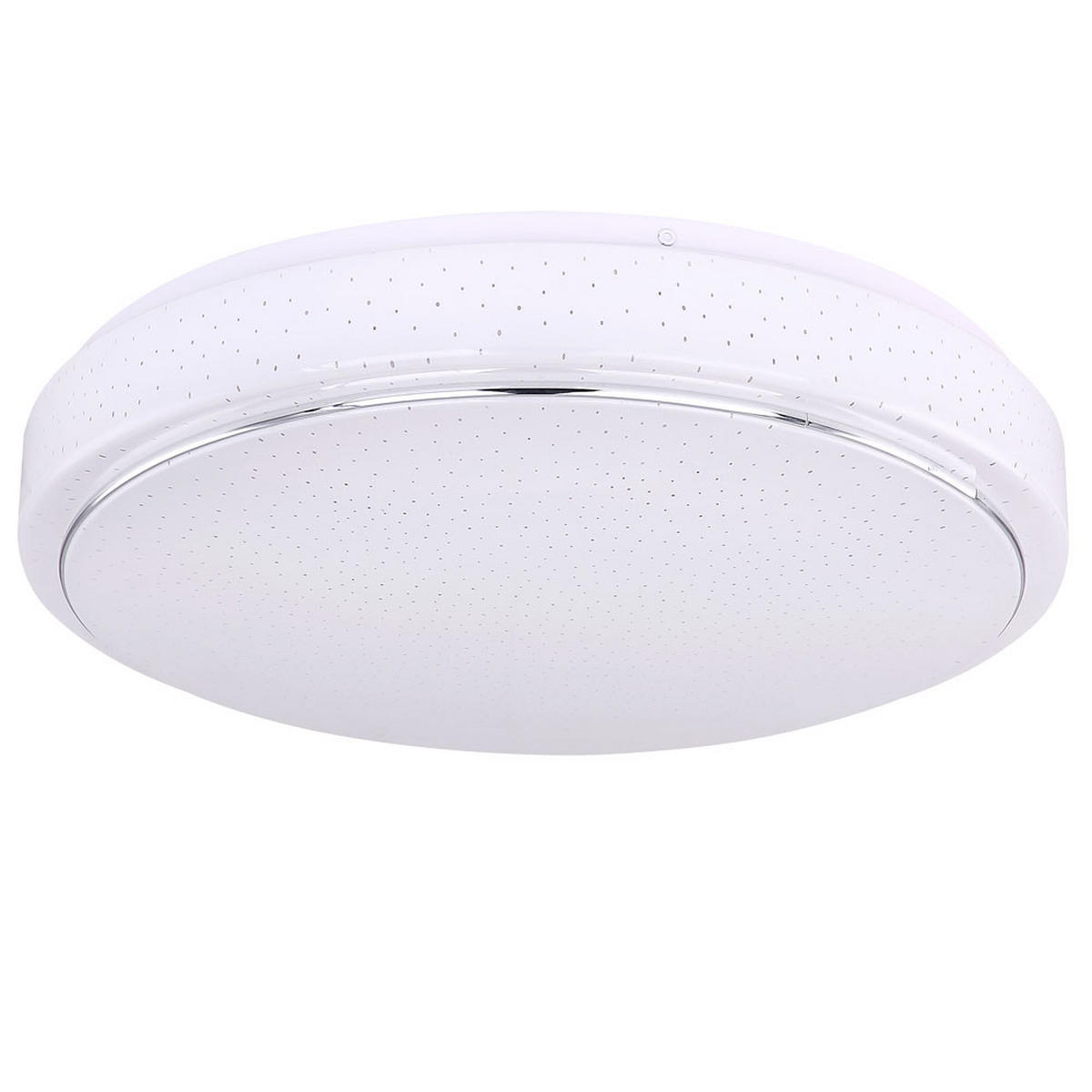 LED DECKENLEUCHTE Metall Weiß - Weiß, Metall (37.5/37.5/7.5cm) - Globo Lighting