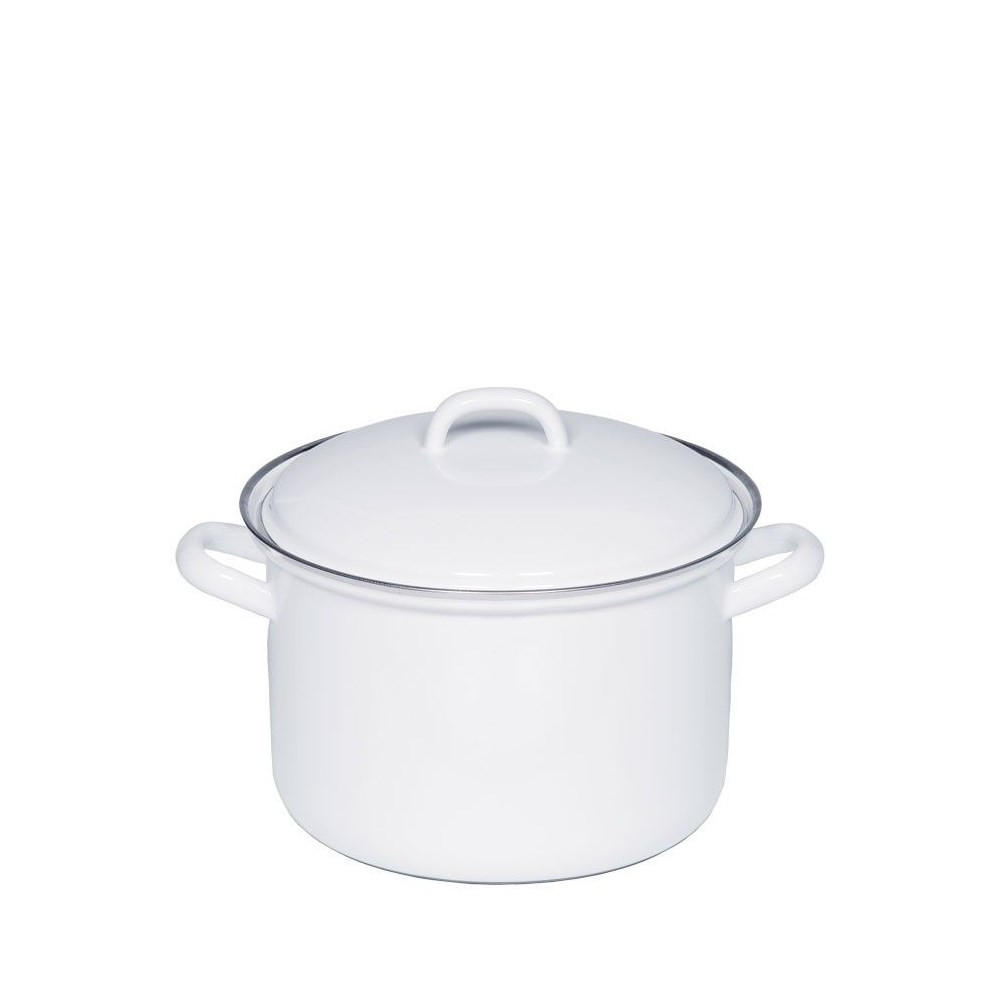 TOPF Weiß R0121033 - Weiß, Metall (14cm) - Riess