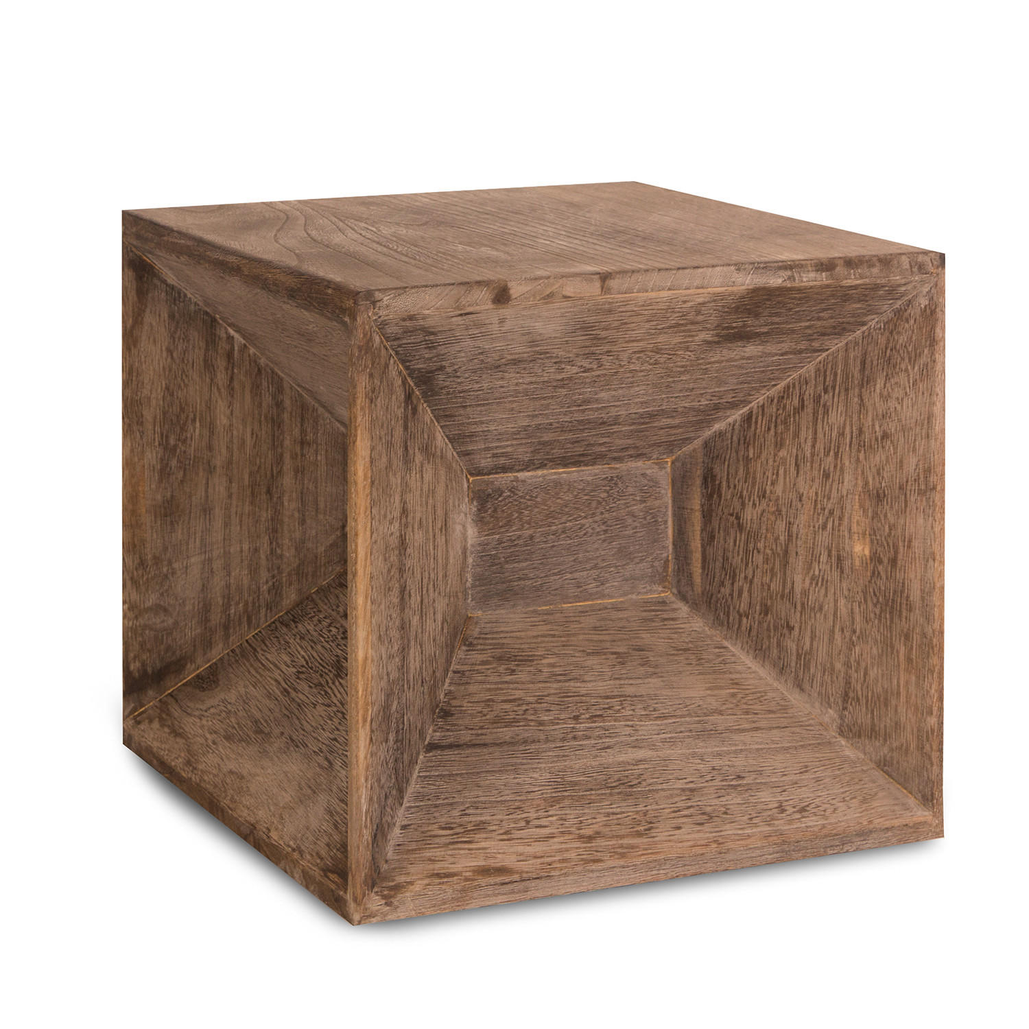 Homestyle4u Beistelltisch Braun 40x38x40 cm