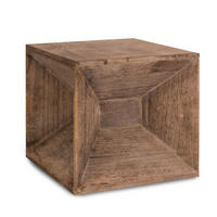 BEISTELLTISCH Holz 38/40/40 cm - Braun, Holz (40/40/38cm) - Homestyle4u