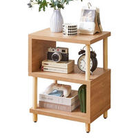 BEISTELLTISCH 3-stufig Eiche Optik - Braun, Holzwerkstoff (40/30/51cm)