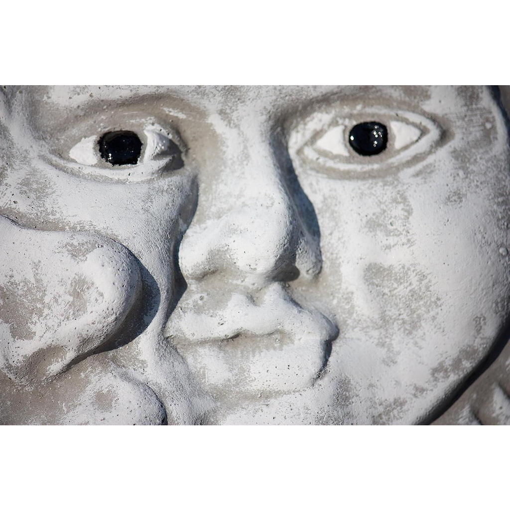 Thumbnail - stoneandstyle Steinfigur, Grau, Stein, Planet/Universum, 34x3x34 cm, Dekoration, Skulpturen & Dekoobjekte, Dekoobjekte