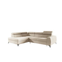 ECKSOFA Toronto - Creme, Holzwerkstoff/Textil (270/200cm) - Fun Möbel
