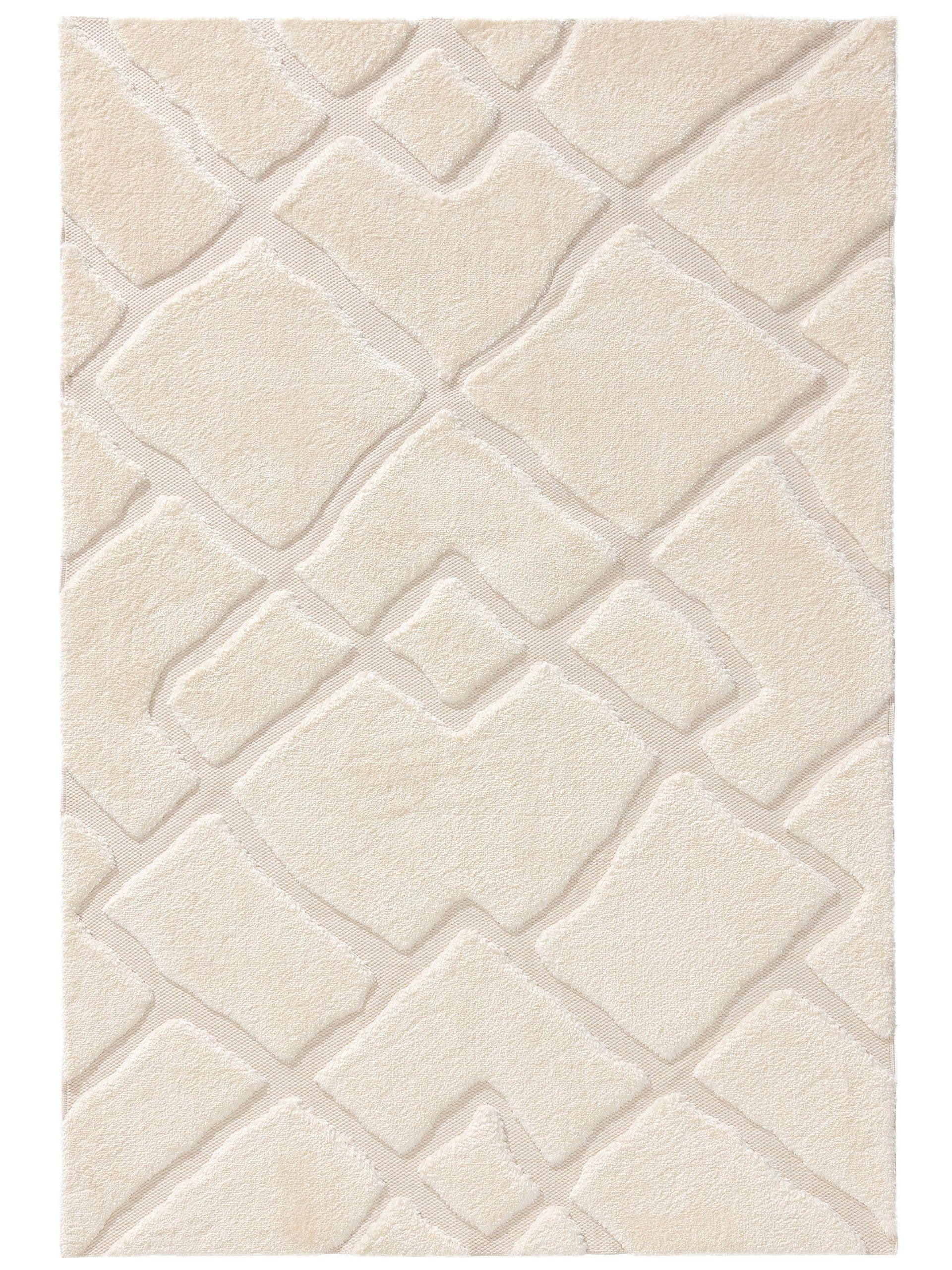 TEPPICH Elvy Cream 250x350 cm - Creme, Kunststoff (250/350cm) - benuta