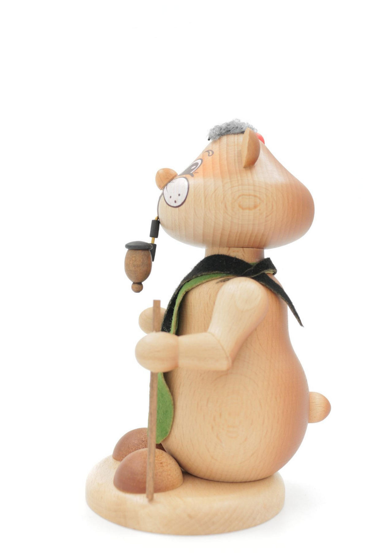 RAUCHFIGUR Hamster Kranker 18 cm - Multicolor, Holz (12/18/0.1cm)