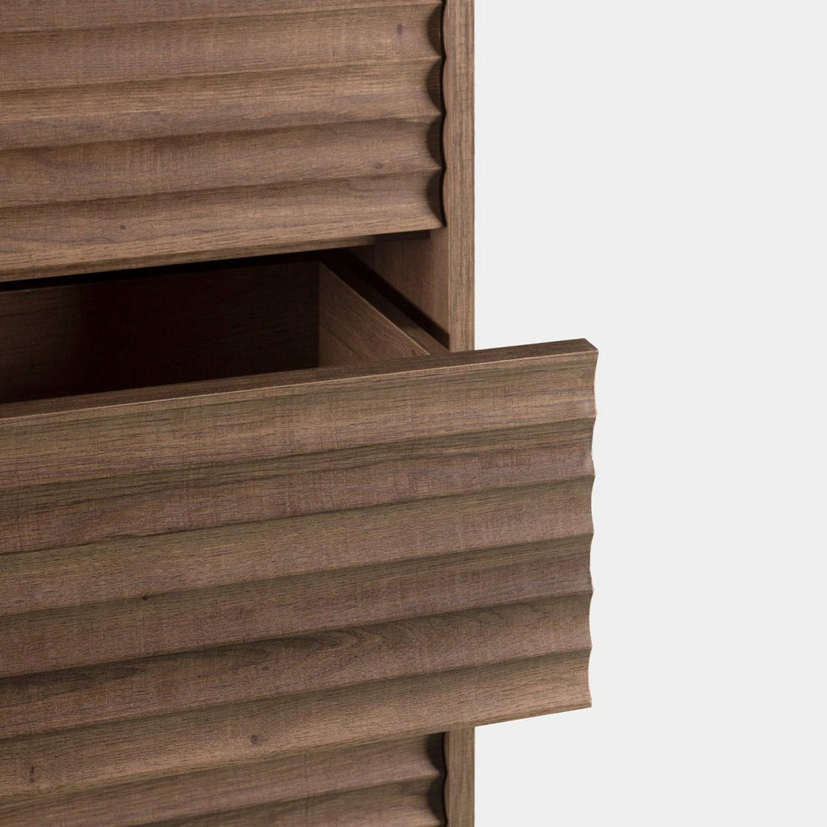 SCHUBLADENSCHRANK Evoke Walnuss 65 cm x 118 cm - Walnussfarben, Holzwerkstoff (65/118/40cm) - Klast Home