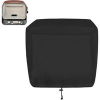 ABDECKUNG für Outdoor-Ofen 52 x 52 x 37 cm Schwarz - Schwarz, Textil (45/39/58cm)