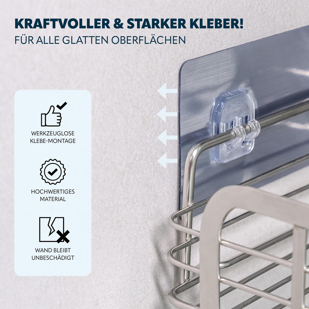 ABLAGEKORB 2er-Set, silber - Edelstahlfarben, Metall (25.5/6.5/10cm) - bremermann