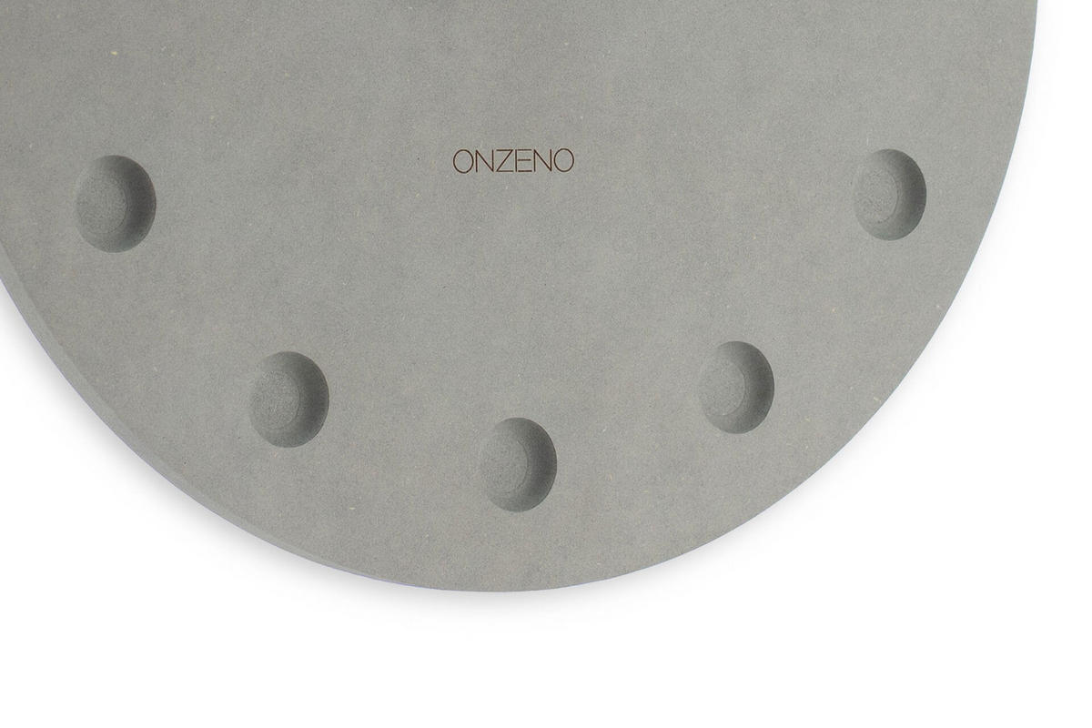 WANDUHR Design Grau 29/29 cm - Grau, Holzwerkstoff (29/29/1cm) - ONZENO