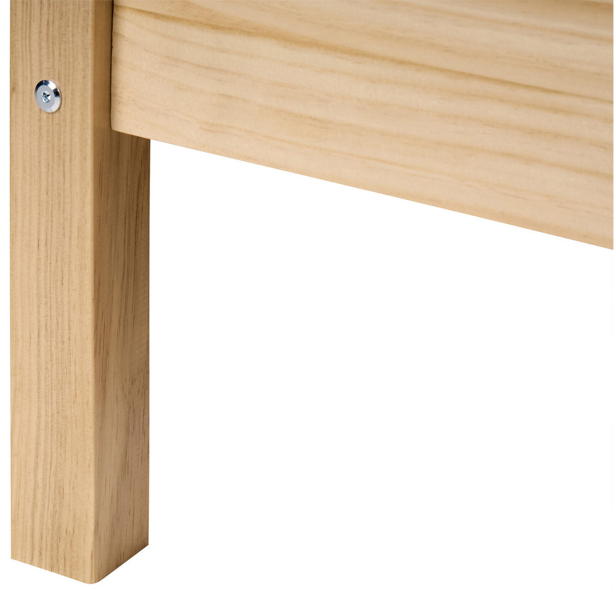 POSTEL s roštem 140/200 cm Borovicové dřevo Světle hnědá Echallon - hnědá/světle hnědá, dřevo (140/200cm) - Beliani