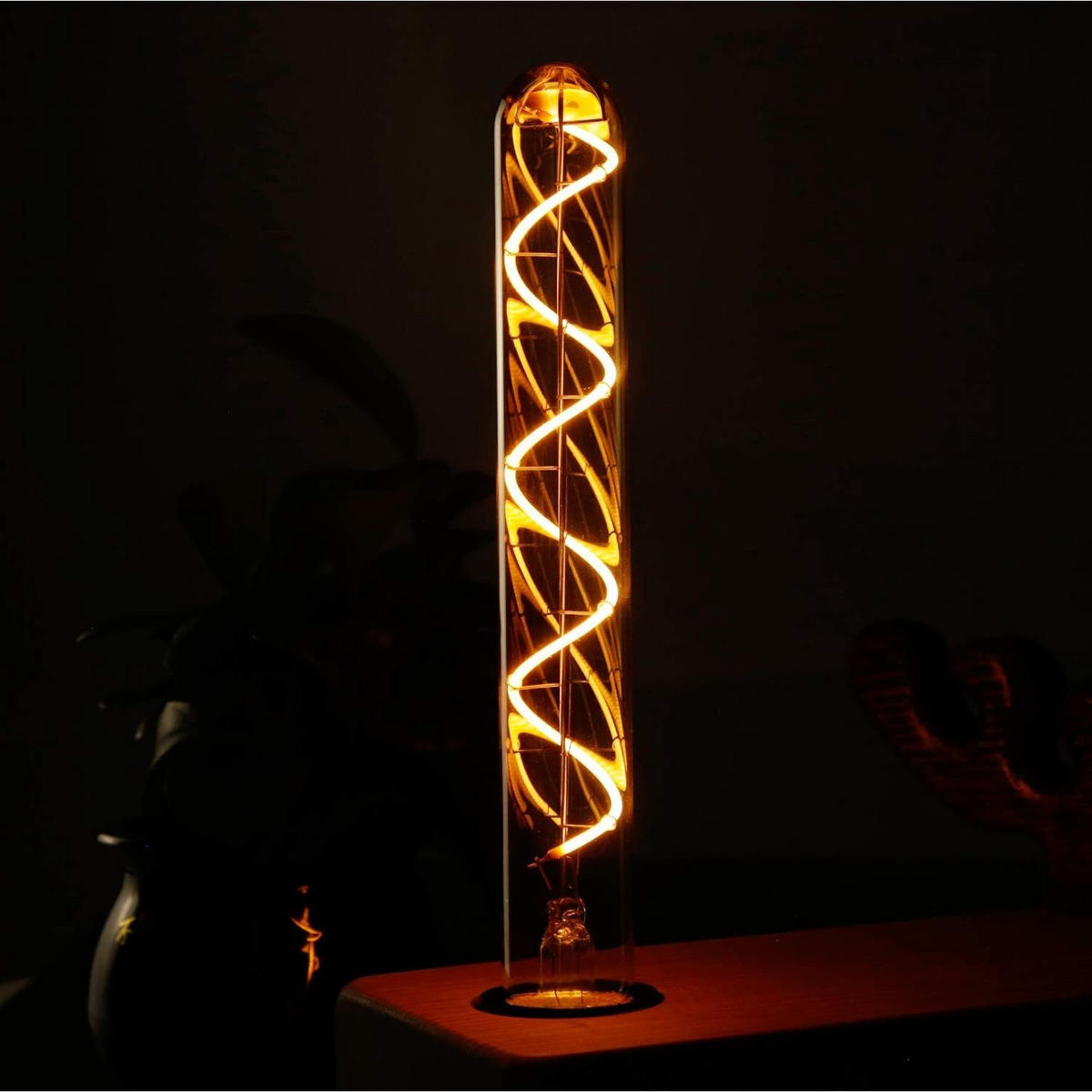 LED-LEUCHTMITTEL Archie II 3/3/22.5cm - Braun, Glas (3/22.5cm) - Nettlife