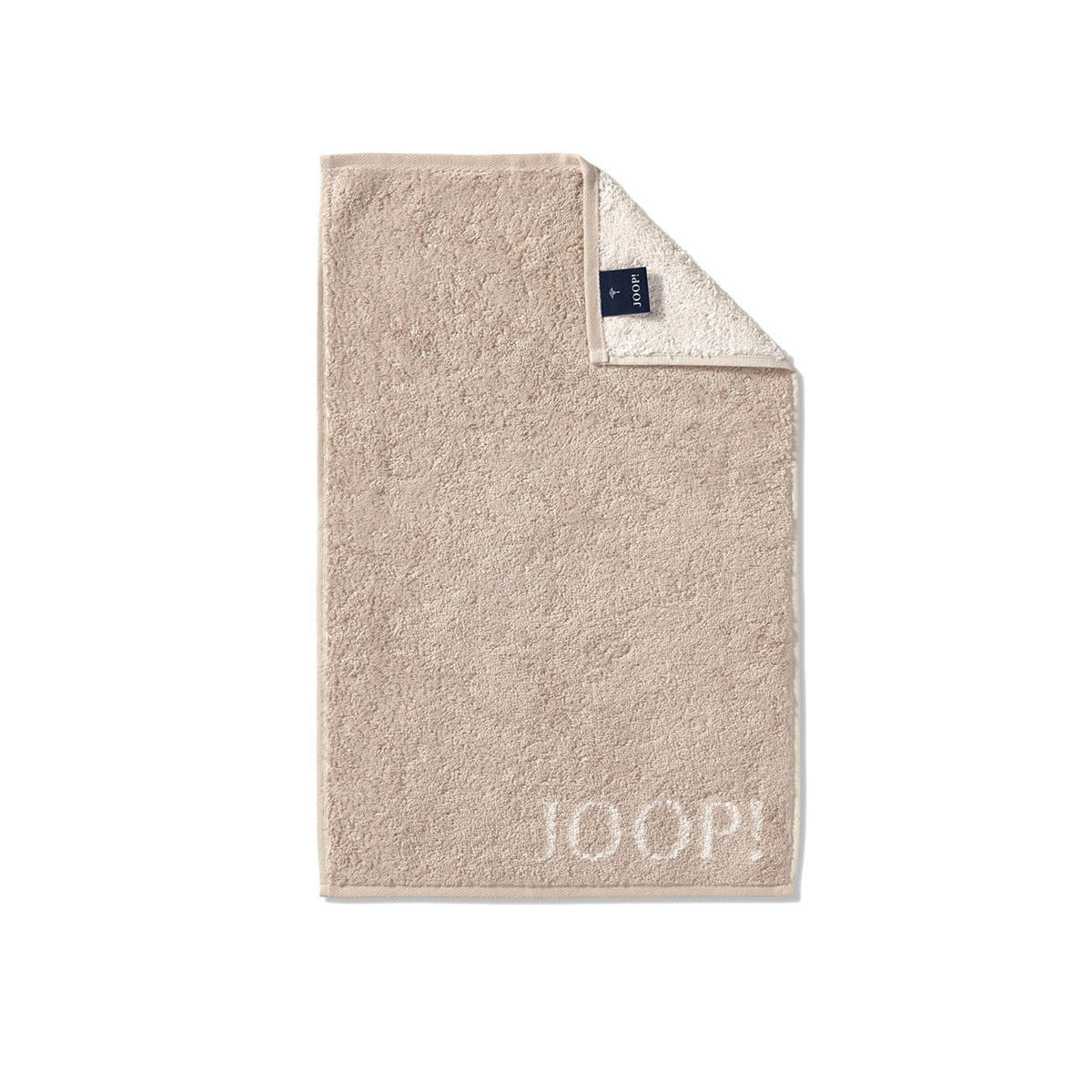 GÄSTETUCH Unisex Classic Frottier Beige 3er Pack Baumwolle - Beige, Textil (200/135cm) - Joop!