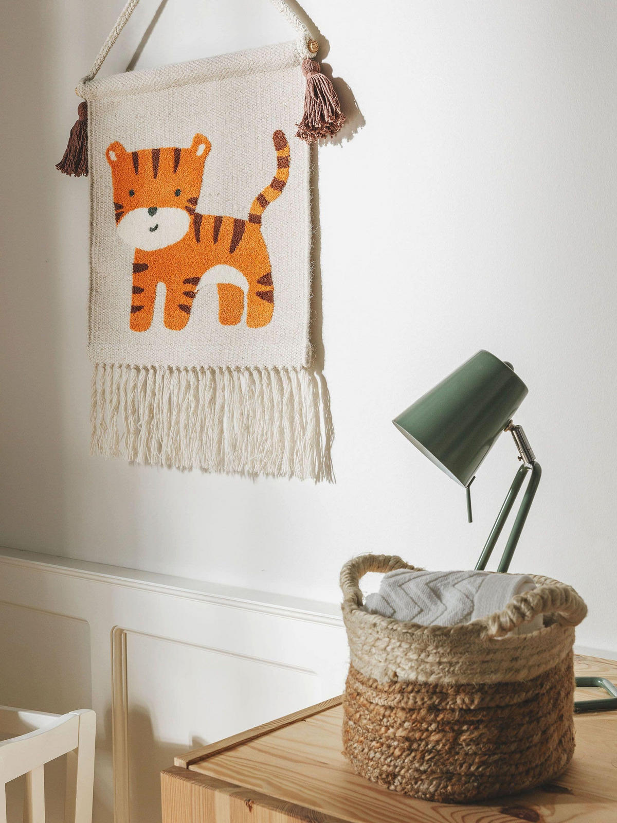 WANDDEKO Savannah Orange 40x40 cm - Orange, Textil (40/40cm) - Lytte
