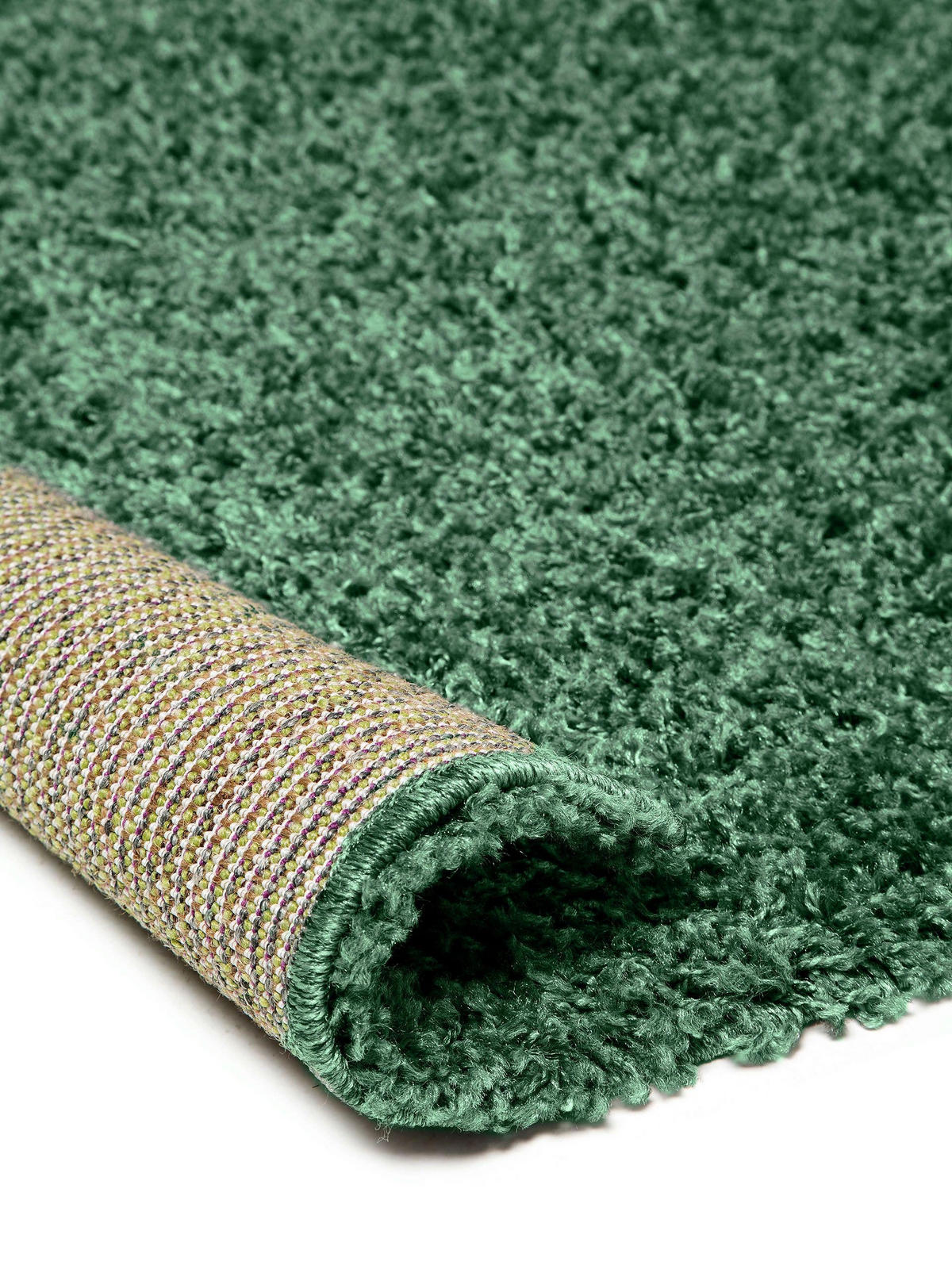 HOCHFLORTEPPICH Swirls Grün 133x190 cm - Grün, Textil (133/190cm) - benuta