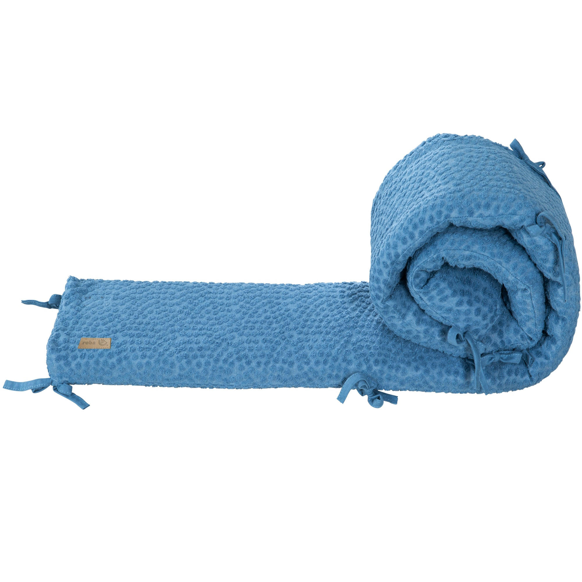 Thumbnail - Roba Nestchen, Blau, Textil, Füllung: Polyester, 170x4 cm, Gots, Schlafen, Babybett-Ausstattung, Babynestchen, Kuschelne...