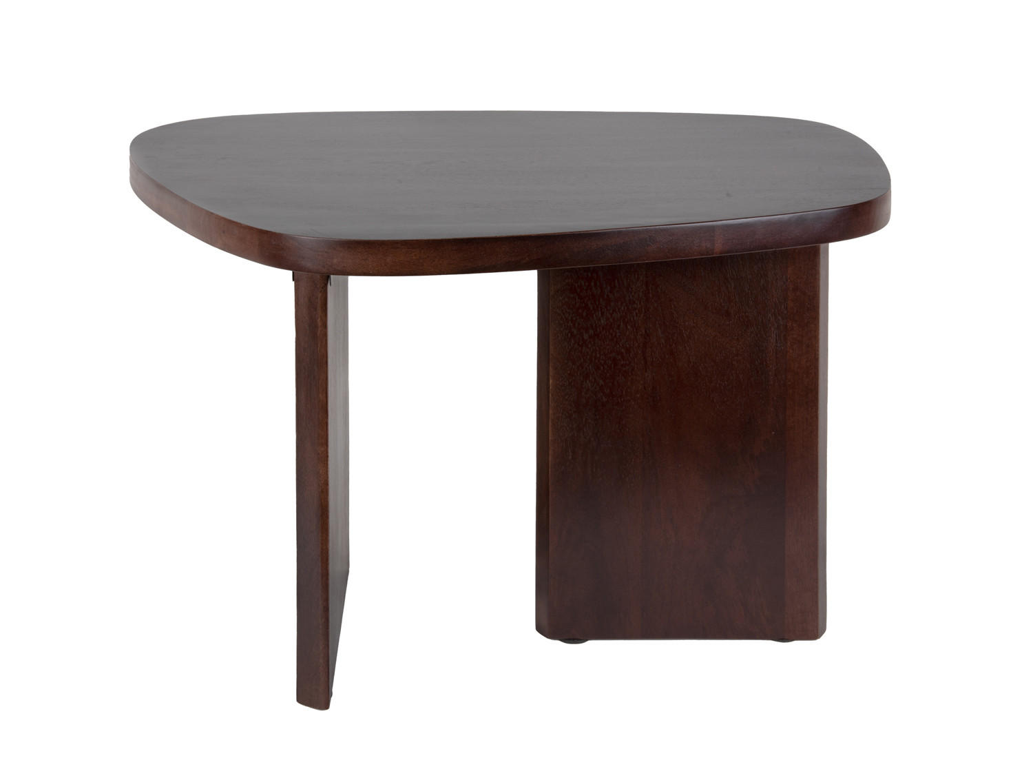 BEISTELLTISCH Organic 60.5/40/38 cm - Dunkelbraun, Holz (60.5/40/38cm) - Leitmotiv