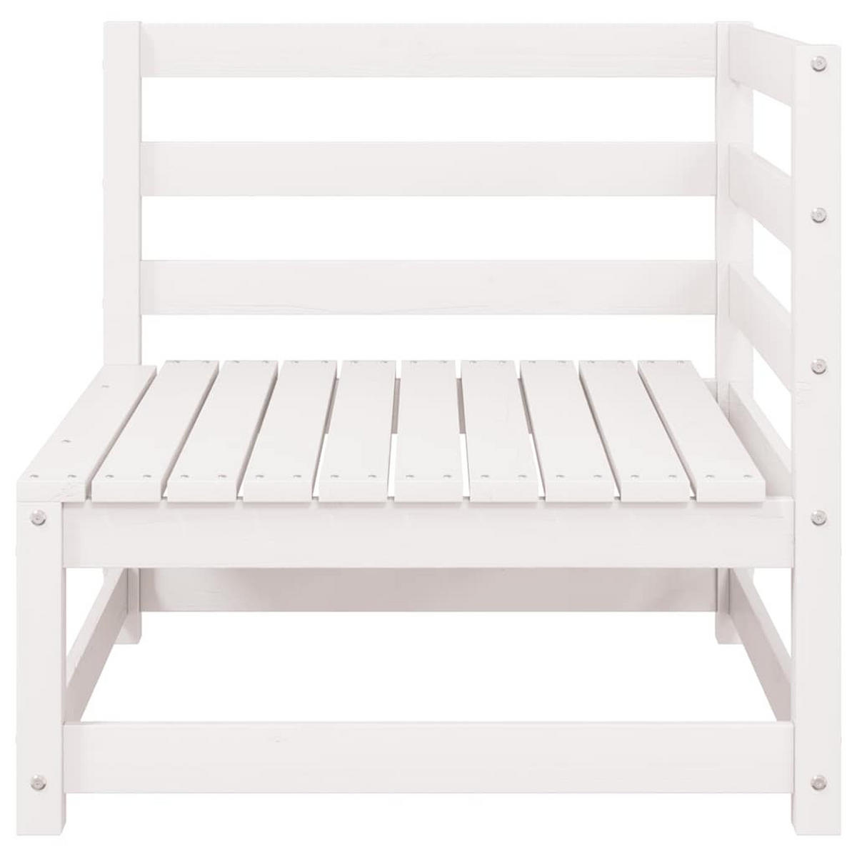 GARTENSOFA RYZOD 70/67/70 cm （2-SITZER） - Grau, Holz (70/67/70cm) - ZMH