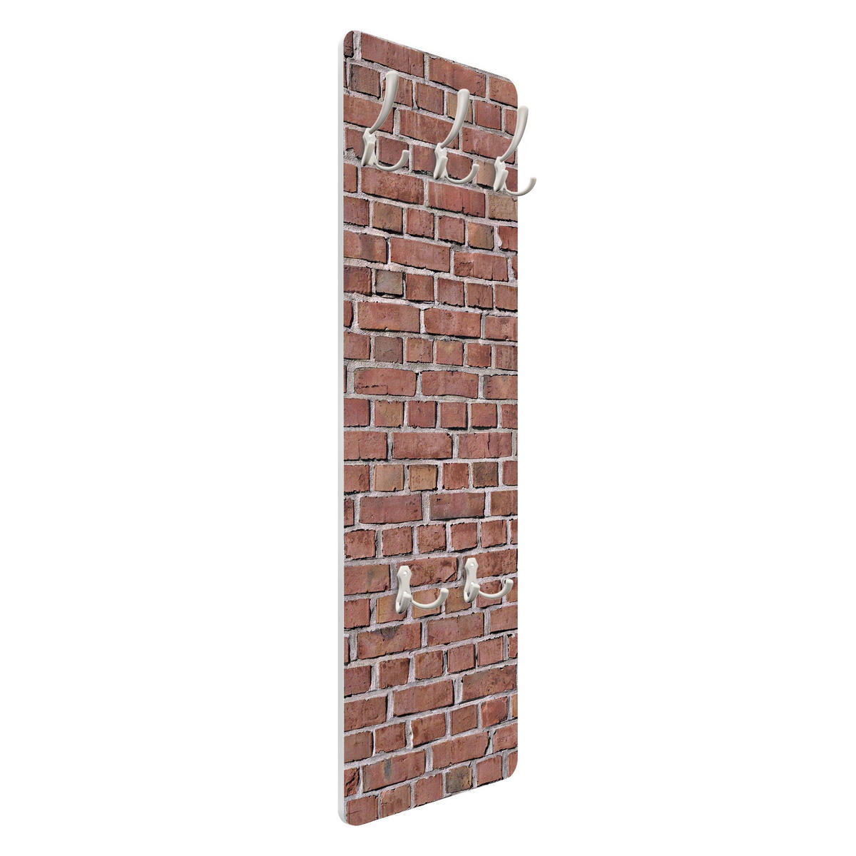 WANDGARDEROBE - Backstein Ziegeltapete Rot 34/105 cm - Rot, Holzwerkstoff (34/105/1.6cm) - Bilderwelten