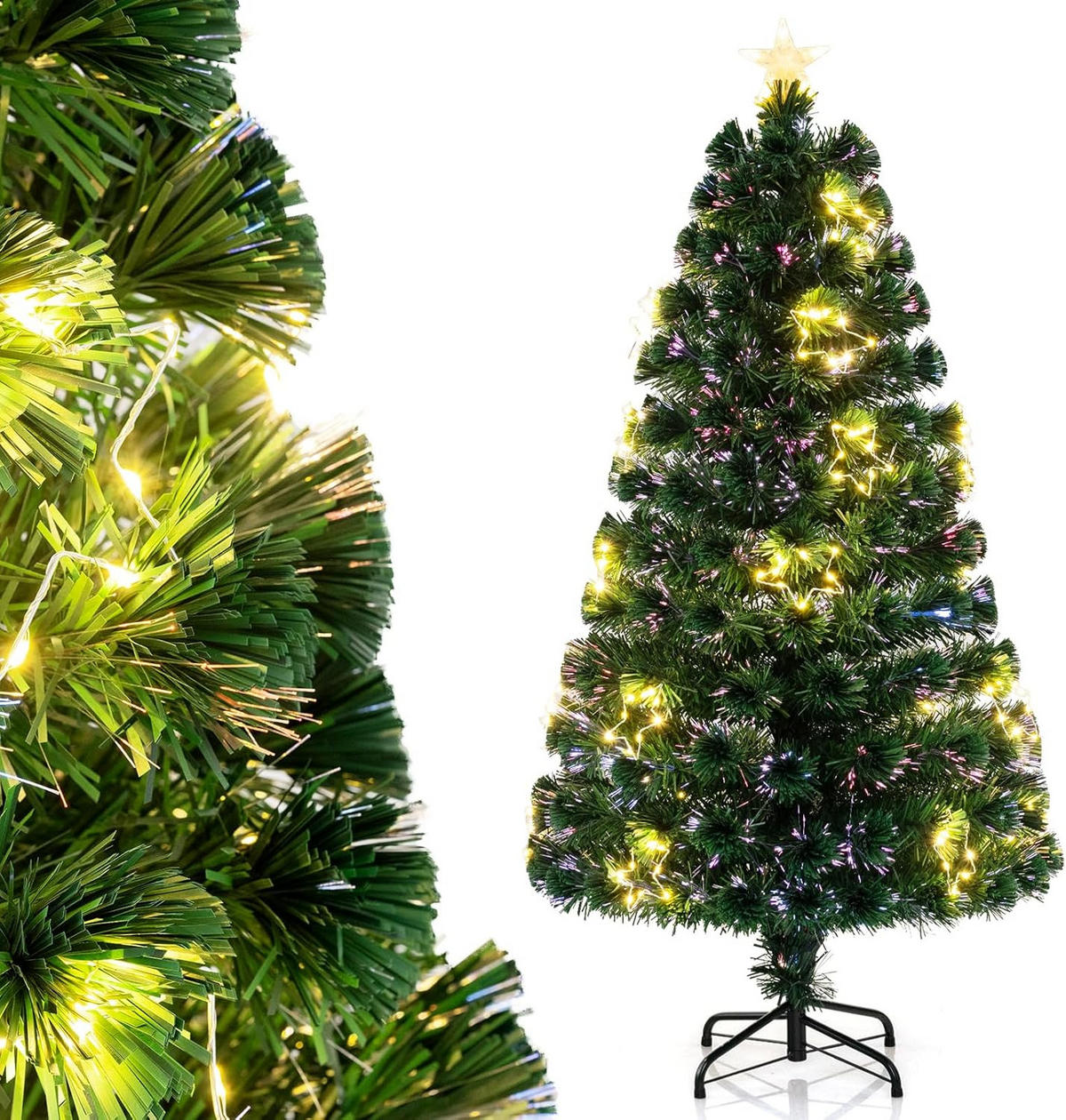 WEIHNACHTSBAUM Grün - Grün, Kunststoff (180cm) - COSTWAY