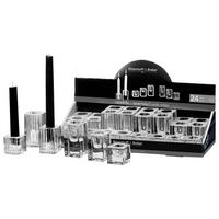 KERZENHALTER Candela transparent 4 / 6 / 8 cm 24er Set - Transparent, Glas (2/2/2cm) - Ritzenhoff Breker