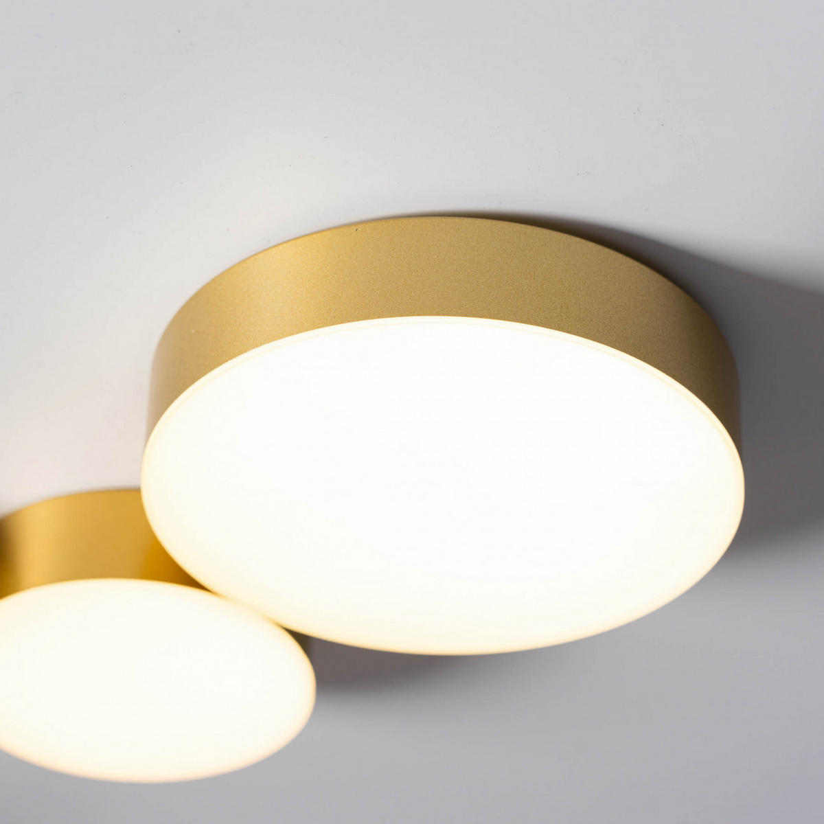 DECKENLEUCHTE Skavi, Gold / Messing, 47cm - Goldfarben, Metall (47/17/3cm) - KOSILUM