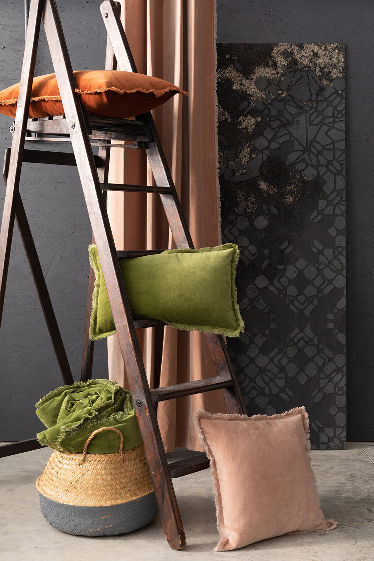 VORHANG Fara leinen 135 x 280 cm - Greige, Textil (135/280cm) - Vivaraise