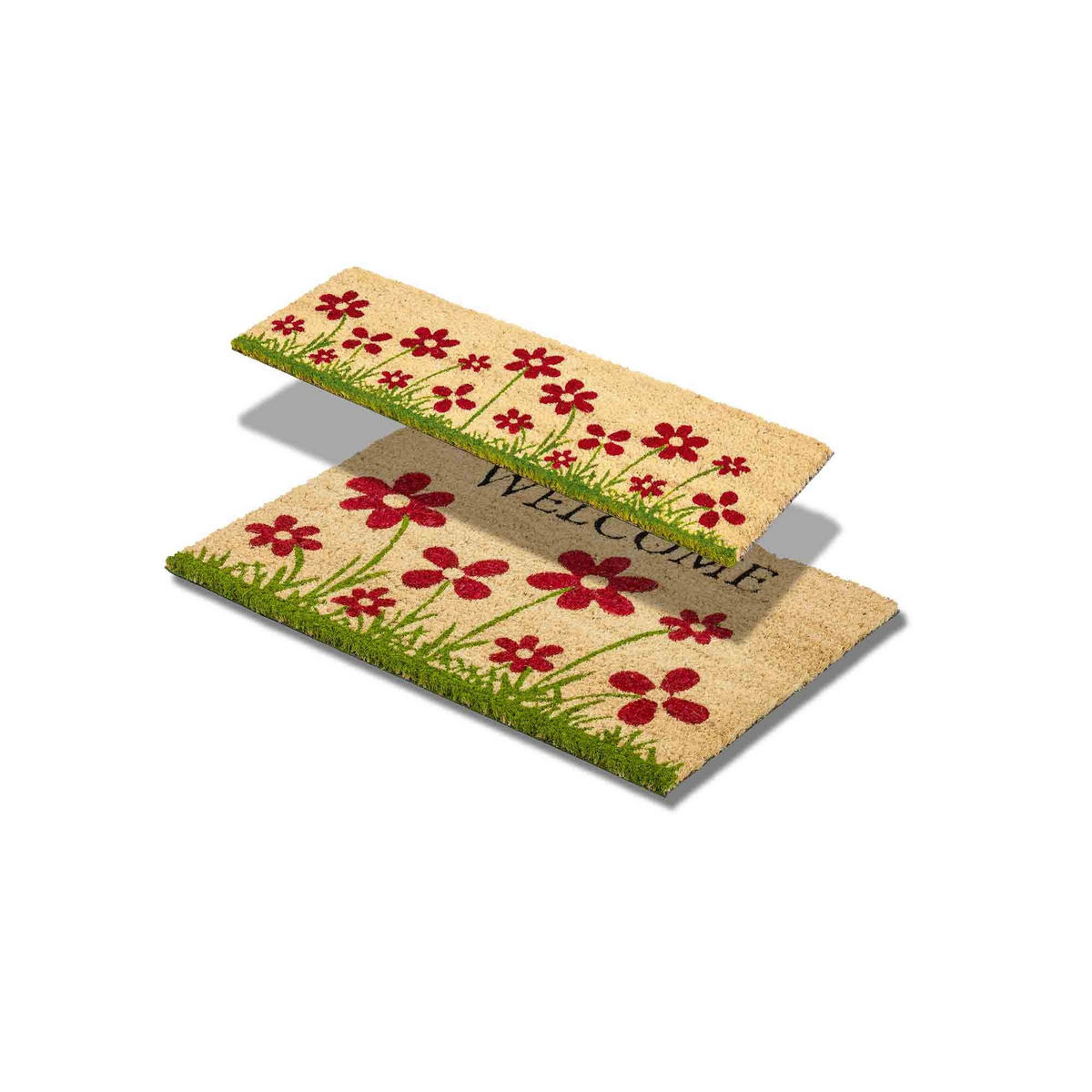 RUTSCHFESTE FUßMATTE COCO 2ER SET - Naturfarben, Textil (40/60cm) - Astra