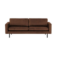 DREISITZER-SOFA Lioni-Kronos 6 - Braun, Holz/Textil (200/84/94cm)