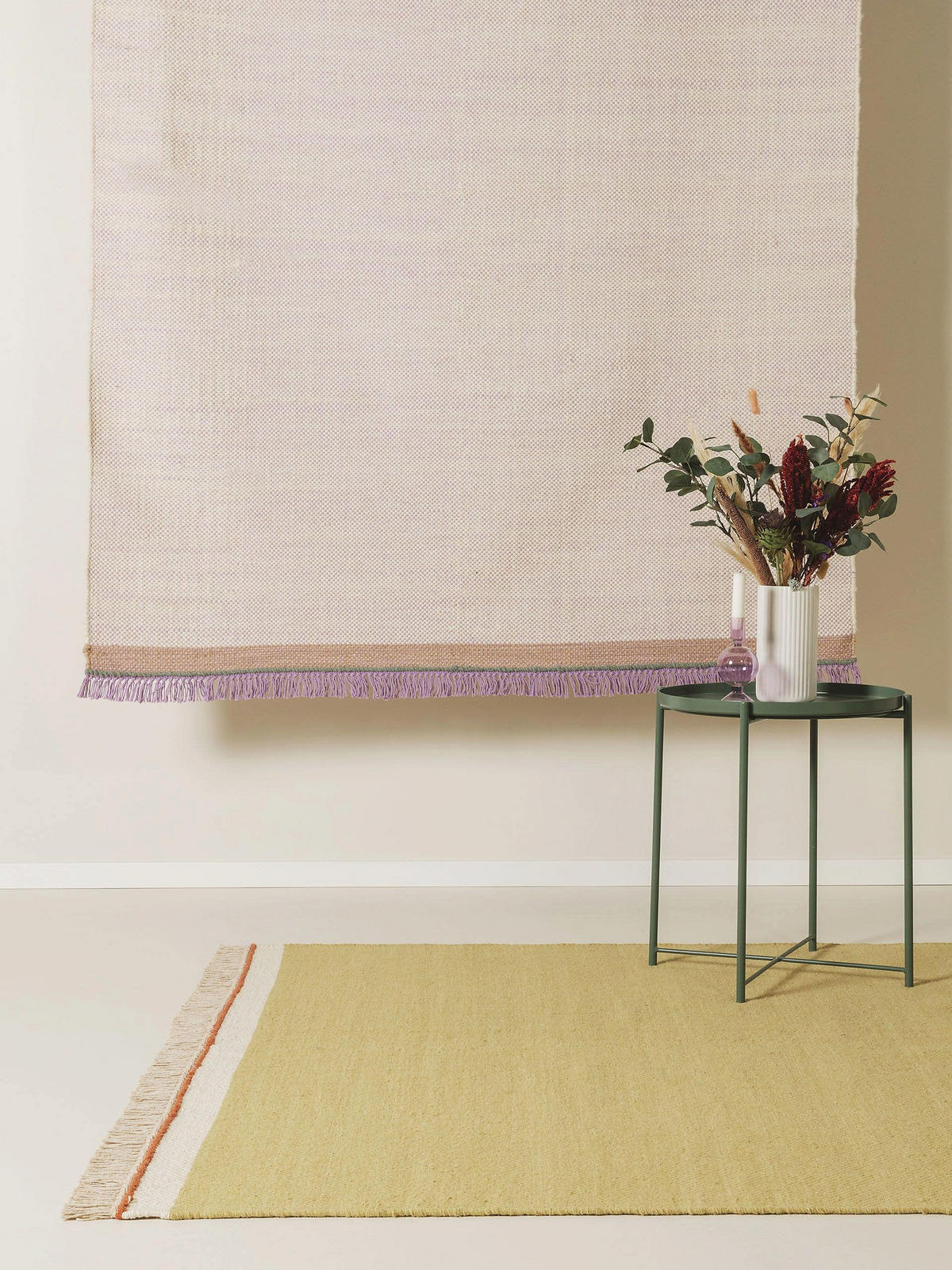 WOLLTEPPICH Karla Grün 200x300 cm - Grün, Textil (200/300cm) - benuta Pop