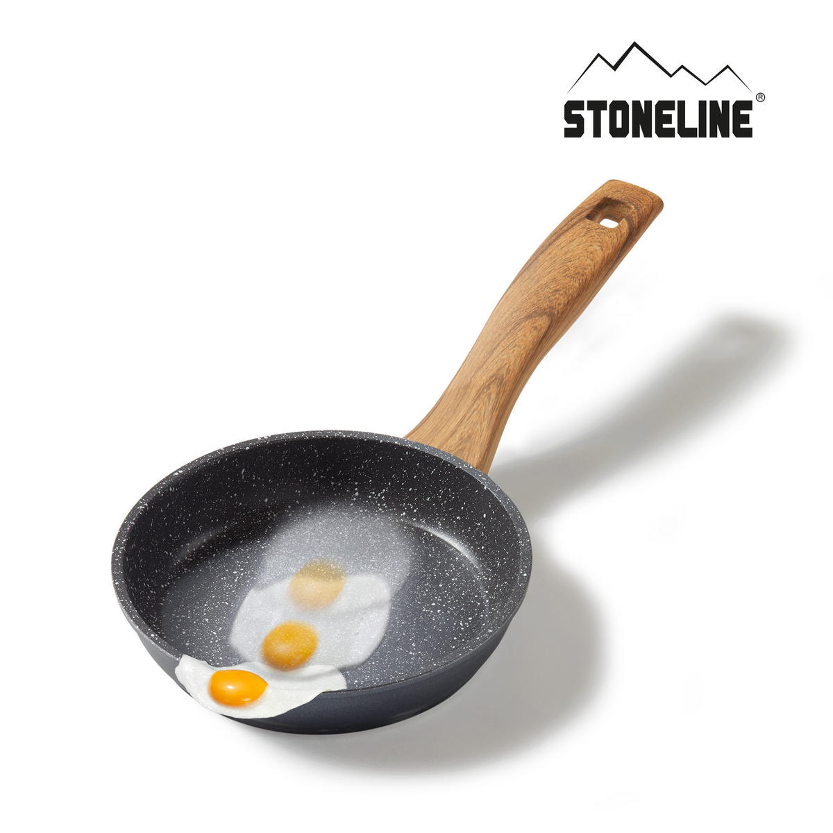 BRATPFANNE - Braun, Metall (18cm) - Stoneline