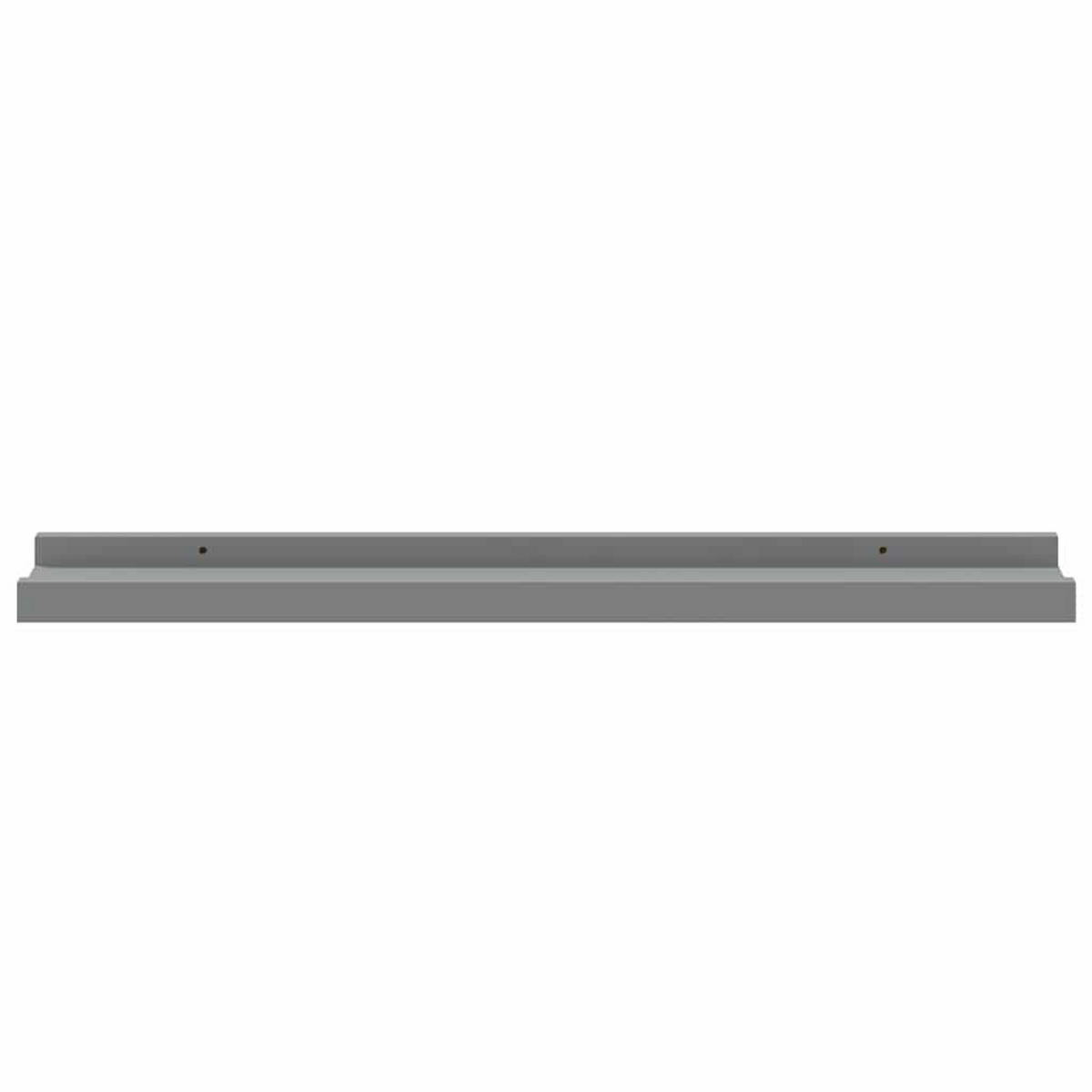 BILDERLEISTEN 2Er Set Grau 60/9/3 Cm Mdf - Grau, Holzwerkstoff (9/3/60cm) - vidaXL